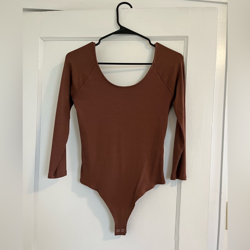 Rust/Brown Banana Republic Bodysuit